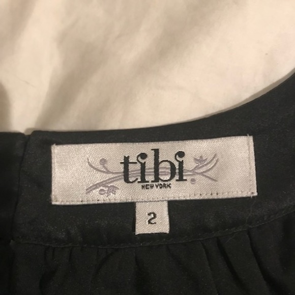 Tibi Sleeveless Blouse w/ Bow at Neckline - Picture 4 of 4